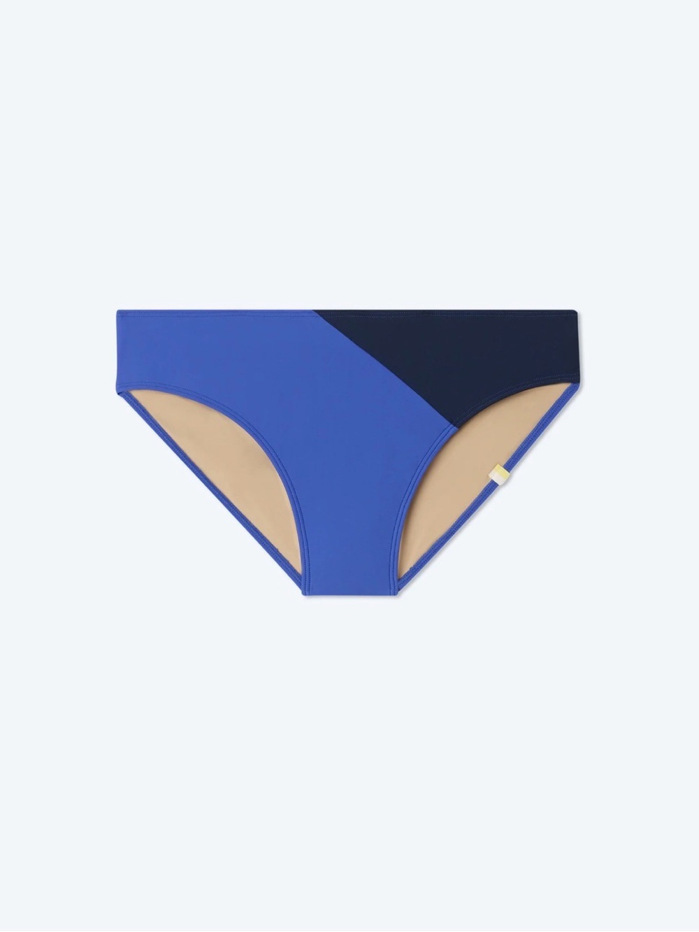 Summersalt The Diagonal Mid-Rise Bikini | Deep Sea + Hydrangea (Blue/Navy) | 14